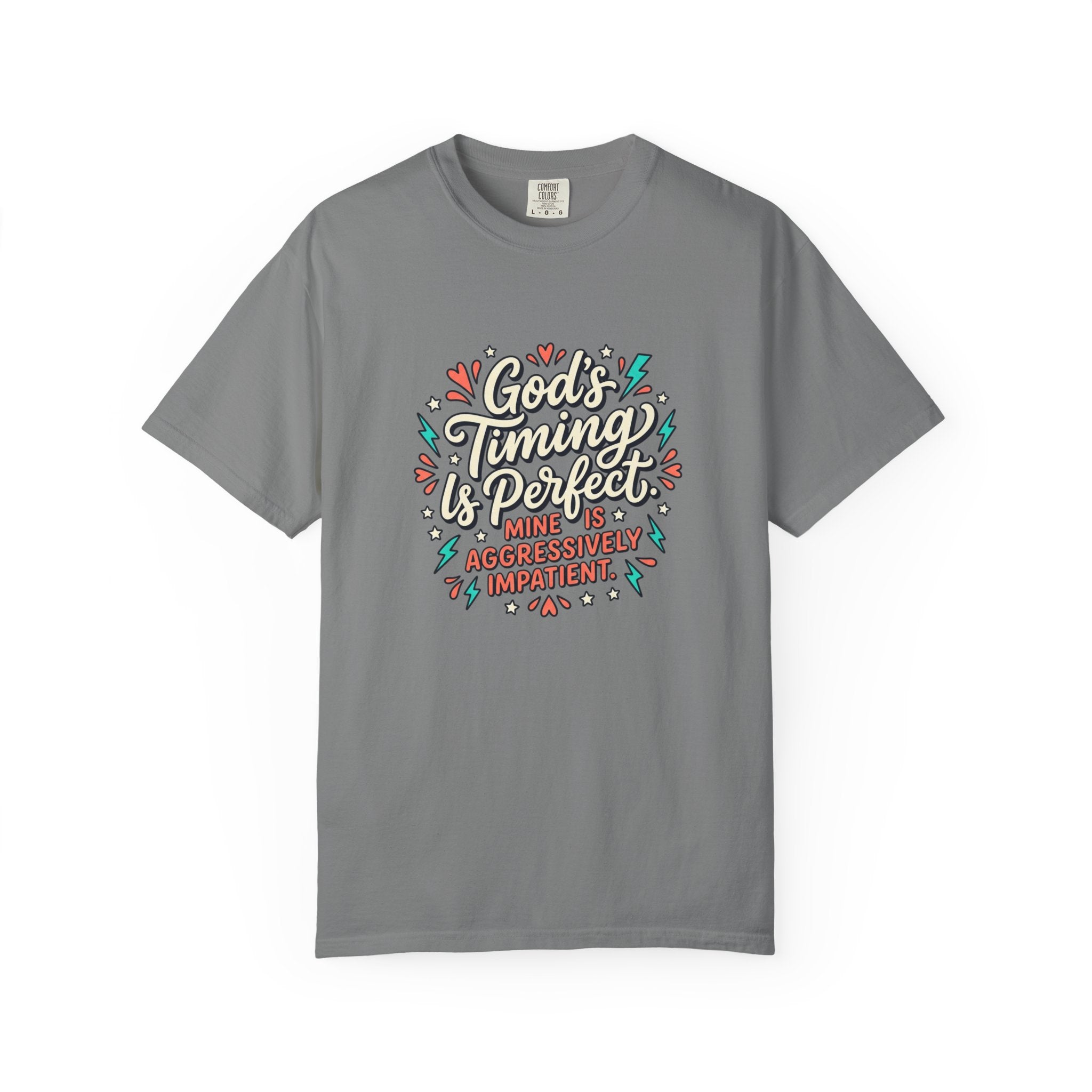 God’s Timing Is Perfect T-Shirt – Faith Christian Inspirational Tee