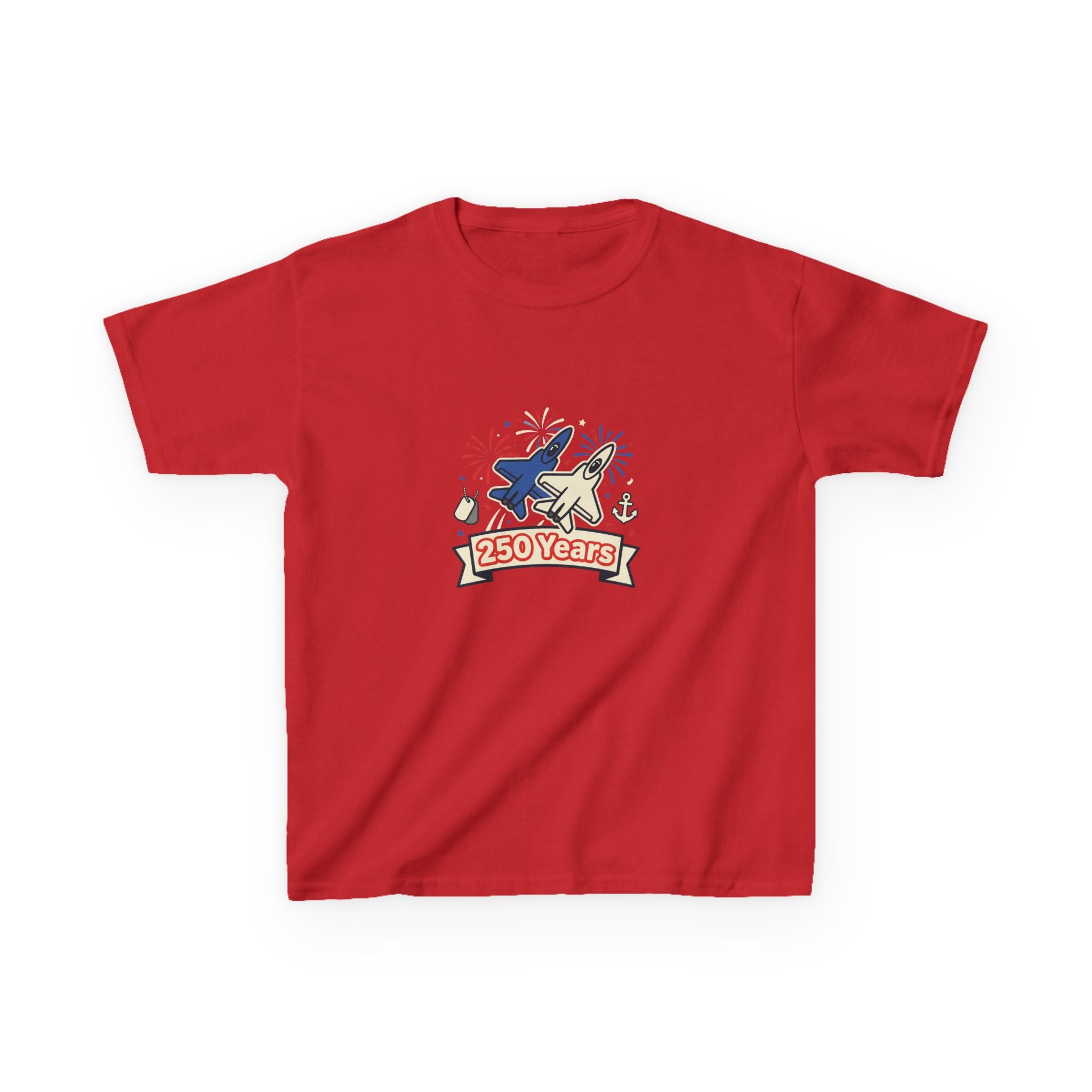 Kids Tee - 250 Years Jet Celebration Graphic