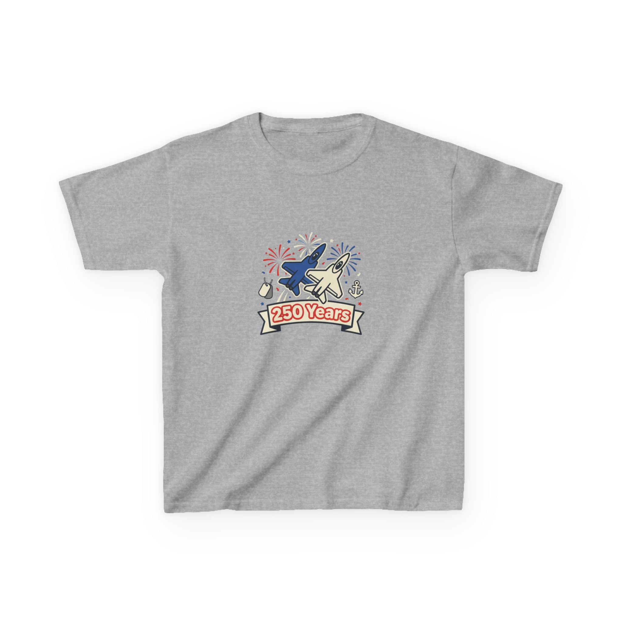 Kids Tee - 250 Years Jet Celebration Graphic