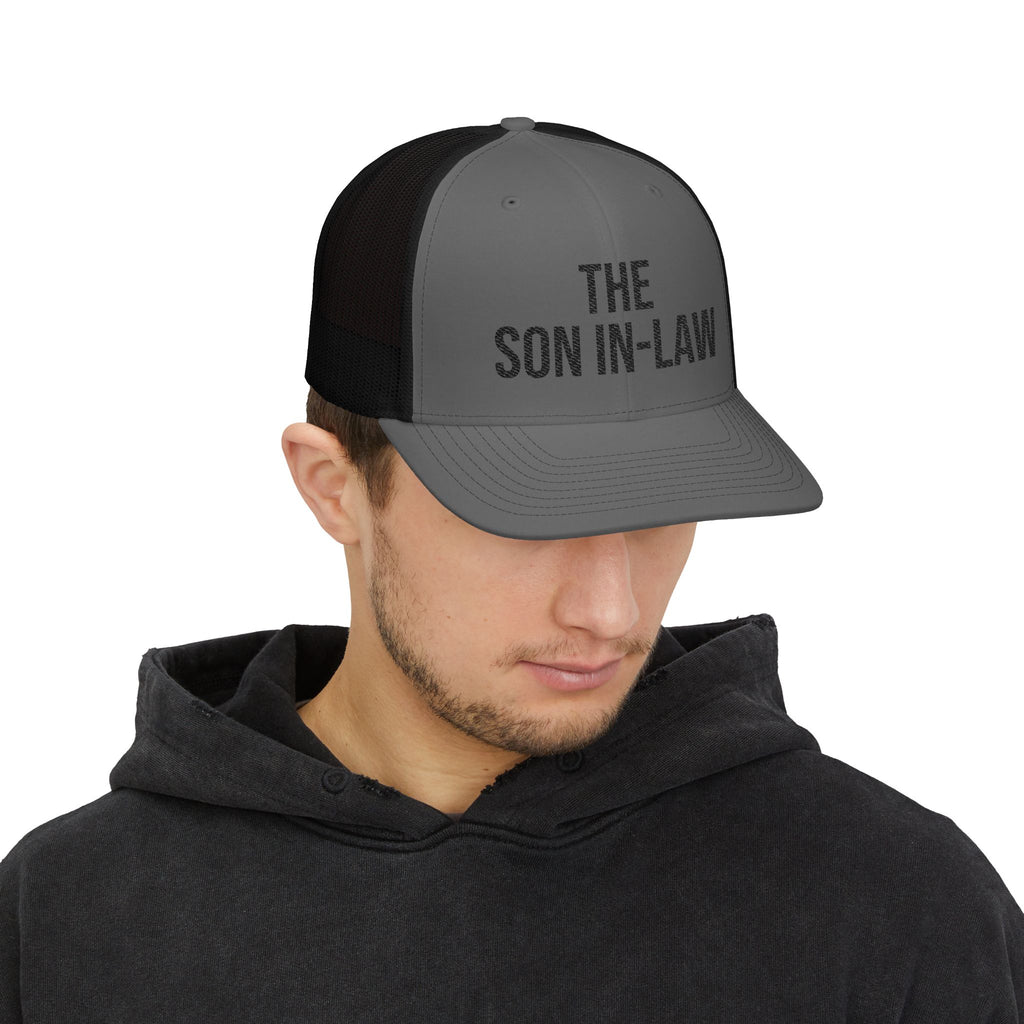 The Son In-Law Snapback Trucker Cap — Distressed Dad-In-Law Gift