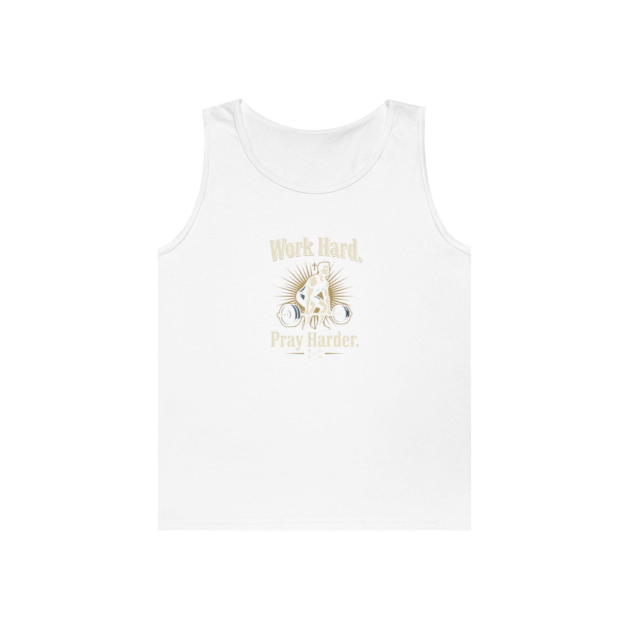 Work Hard Pray Harder Tank Top — Floral Faith Graphic Tank