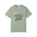 Proverbs 31 Woman T-Shirt — "I'm a Proverbs 31 Woman But With Boundaries" Floral Faith Tee