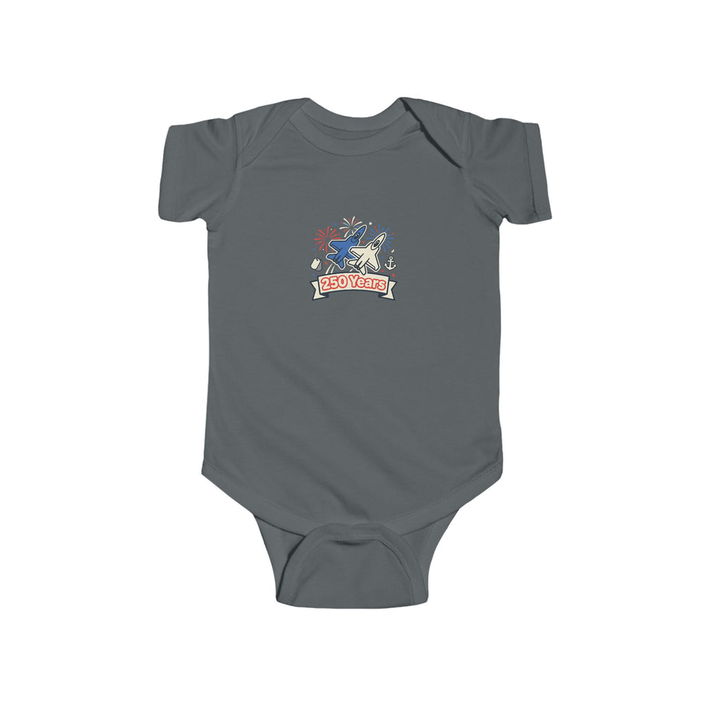 Infant Bodysuit — 250 Jet Celebration Graphic