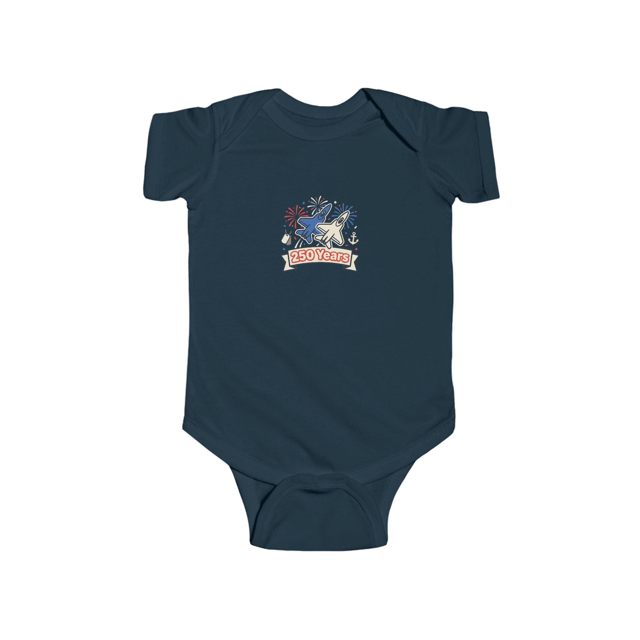 Infant Bodysuit — 250 Jet Celebration Graphic