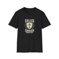 Called, Chosen, Consistent Christian T-Shirt — Shield & Cross Faith Tee