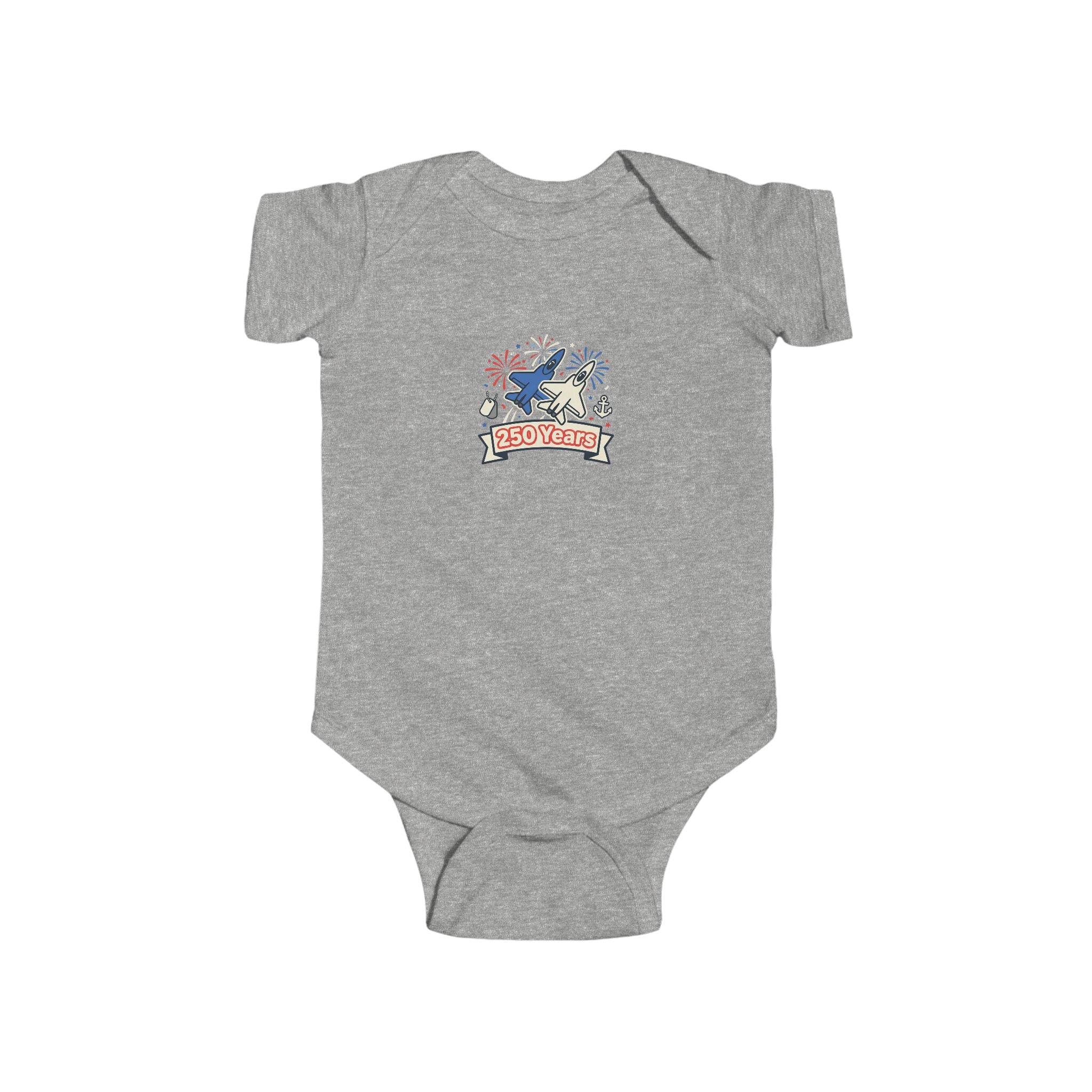 Infant Bodysuit — 250 Jet Celebration Graphic