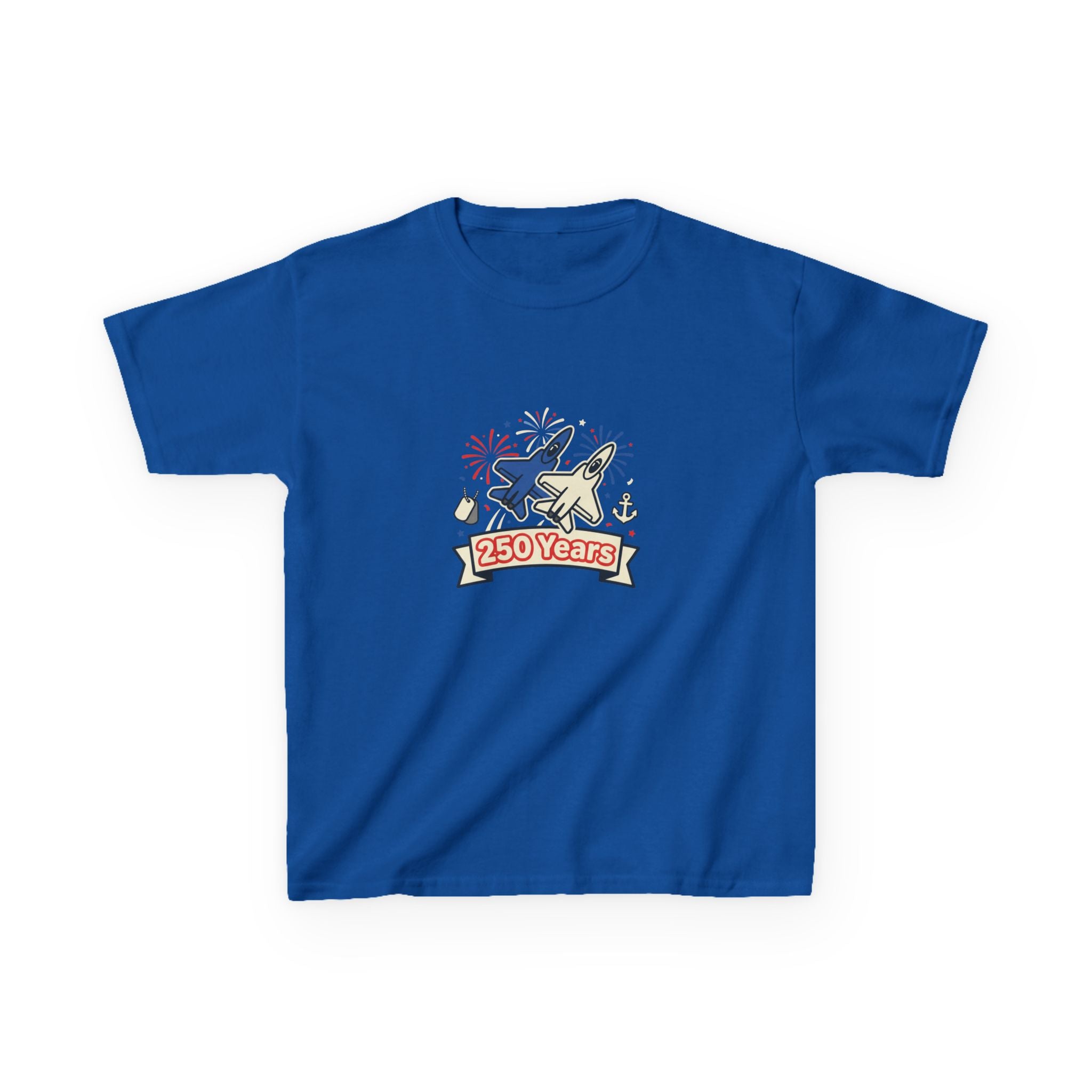 Kids Tee - 250 Years Jet Celebration Graphic