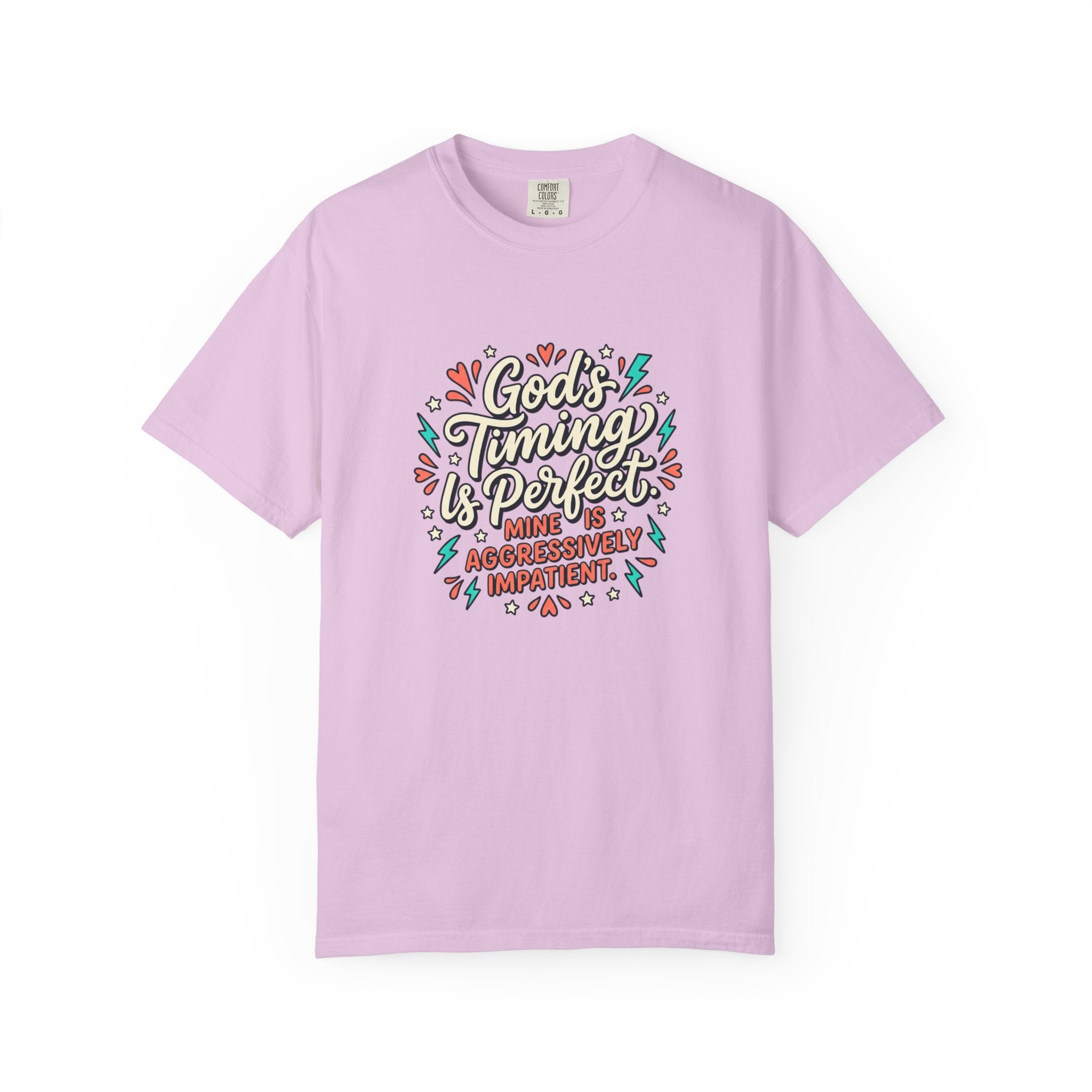 God’s Timing Is Perfect T-Shirt – Faith Christian Inspirational Tee