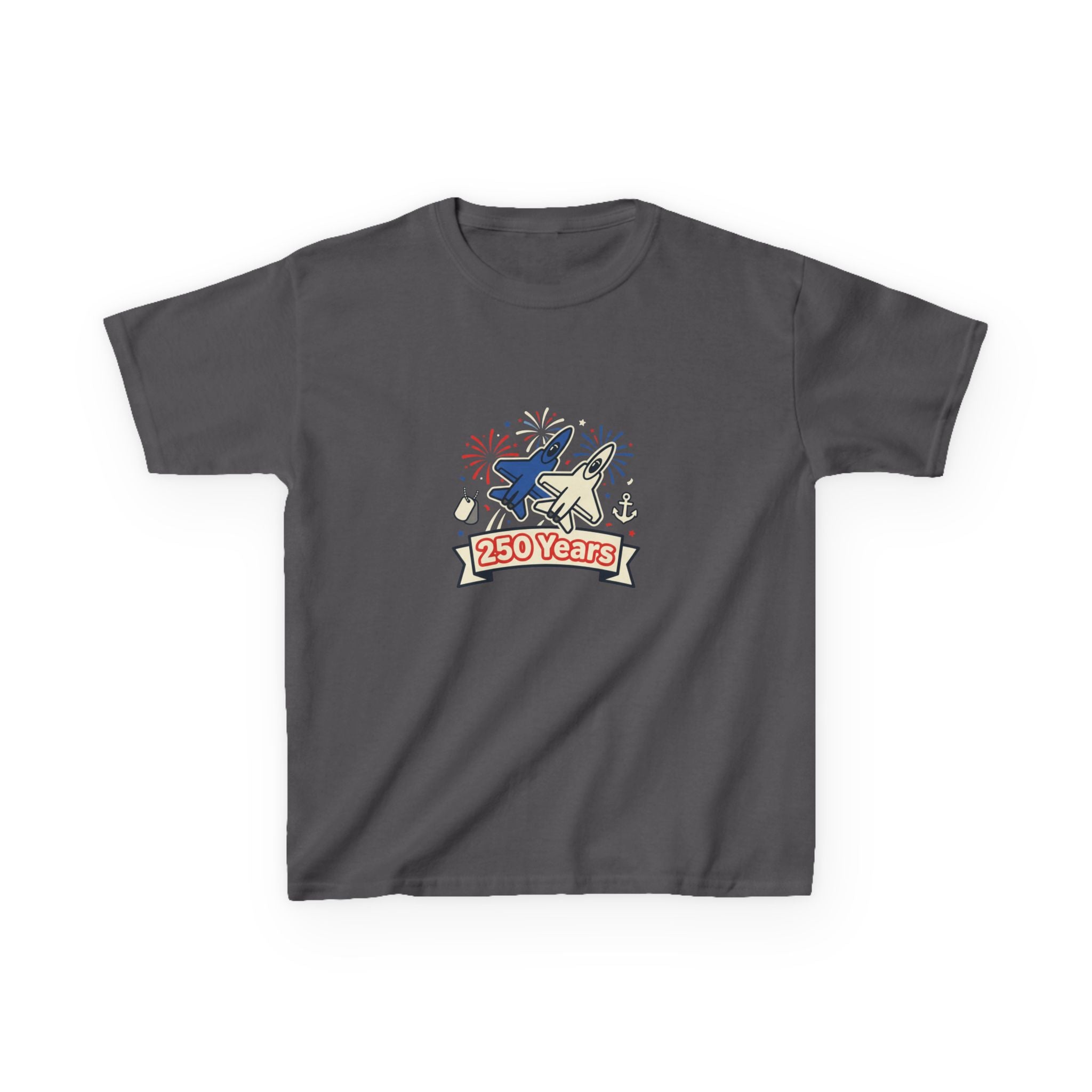 Kids Tee - 250 Years Jet Celebration Graphic